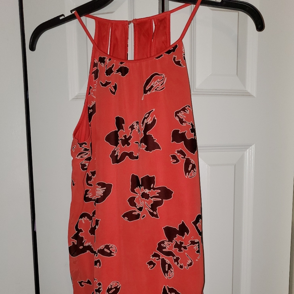 Express Floral Sleeveless Top